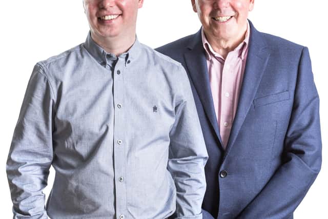 From left, Hallmark Managing Director, Philip Hall and Hallmark Chief Executive, Chris Hall. The company has reported a £6 million turnover as it celebrates its 30th anniversary.