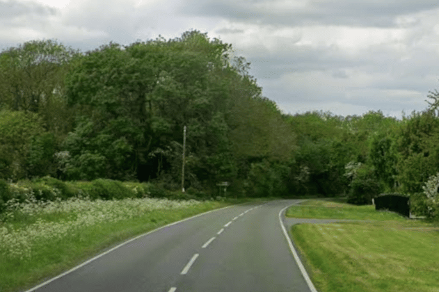 The B671 near Peterborough remains closed