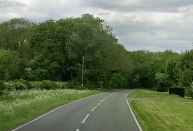The B671 near Peterborough remains closed