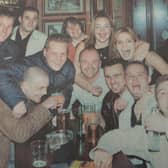 Enjoying a night out in Peterborough city centre in January 2001