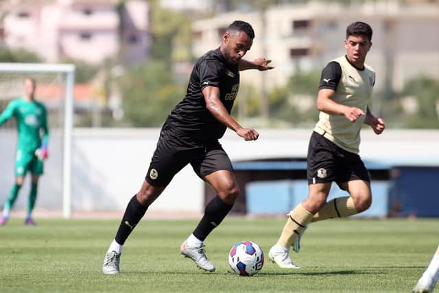Nathan Thompson in action for Posh against Leyton Orient. Joe Dent/theposh.com