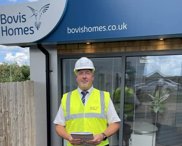 Site manager Stuart Morley, who has won an NHBC Seal of Excellence award for his work at Bovis Homes