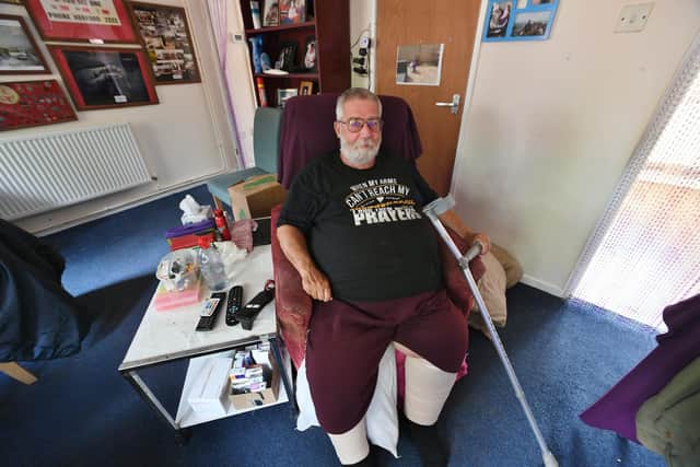 Mike Pickering shared his "horrific and humiliating" A&E experience at Peterborough City Hospital