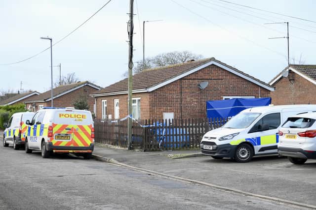Police found a body inside a property on Beechwood Road. Photo: Adam Fairbrother.