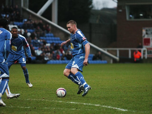Signed July 5, 2007....Another recruit from non-league, this time from Northwich Victoria, but a centre-back who struggled to make the step-up, playing 16 times before joining Torquay....Rating 4/10.