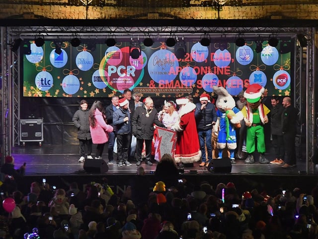 Switching on of the Christmas lights in Cathedral Square 2024.