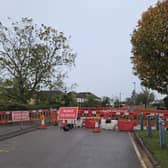 Eyebury Road works.