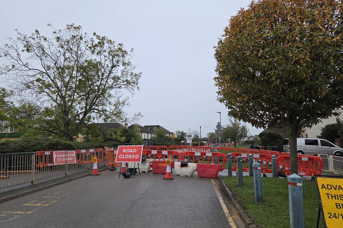Primary Measure Work begins on new zebra crossing at Peterborough primary school