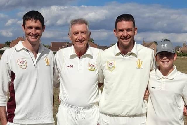 From the left Mark Buckingham, Tony BUckingham,. Neil Buckingham and William Buckingham.