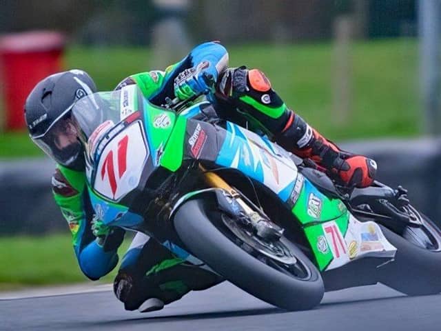 Max Hardy in action at Brands Hatch.
