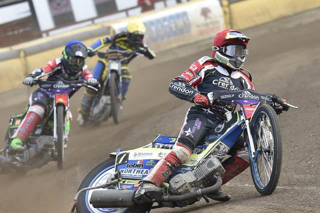 Chris Harris is due back at the East of England Arena on Easter Monday. Photo: David Lowndes.