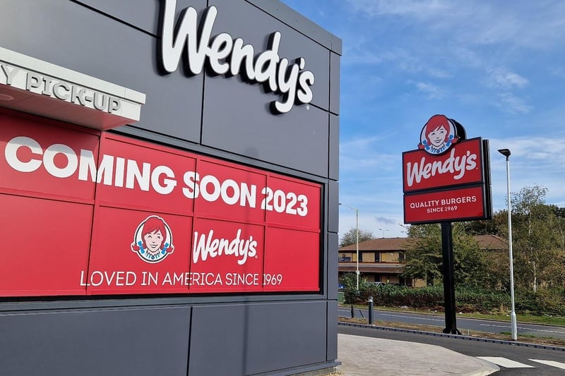 The exterior of the Wendy's fast food drive-thru in Peterborough