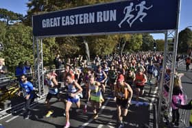 Great Eastern Run 2022.  The main race starts.