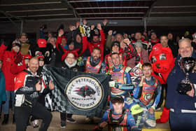 Panthers after winning at Mildenhall last season. Photo Andy Dann.