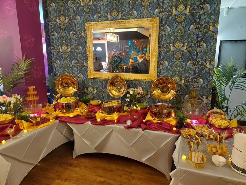 Opens Saturday, November 29, Chaat & Chill in Bridge Street, Peterborough city centre -some of the food served up for the pre-opening