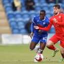 Junior Tchamadeu (left) isn't expected to join Posh. Photo: Paul Harding, Getty Images.