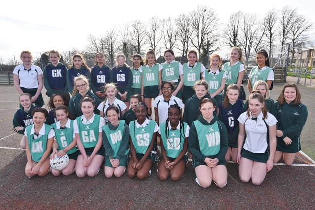 Pictured are the Peterborough School teams during a netball tournament at Arthur Mellows Village College.