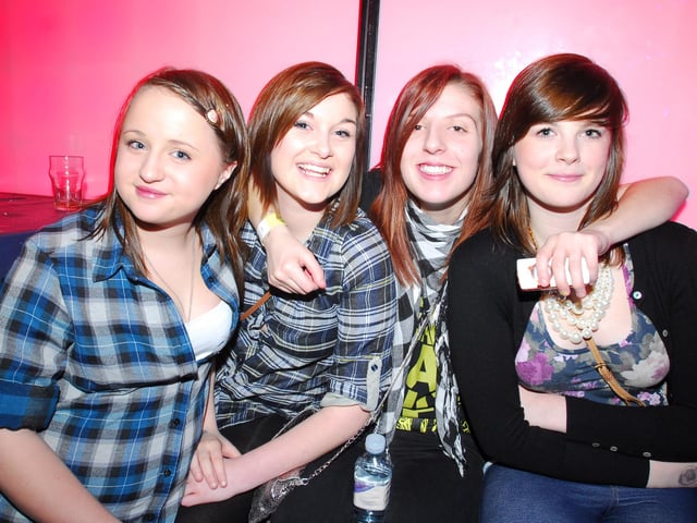 A night out in 2010 at the Met Lounge in Peterborough