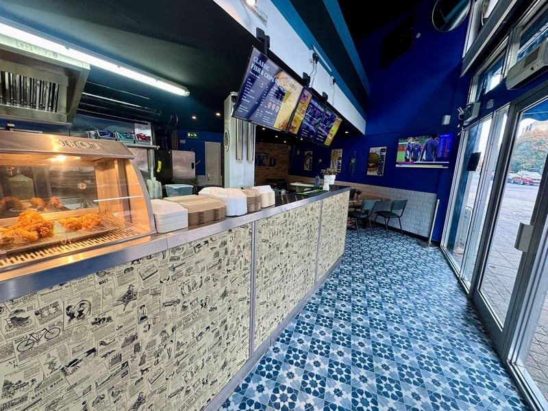 The New Hook'd fish and chips restaurant in Hereward Cross, Peterborough city centre