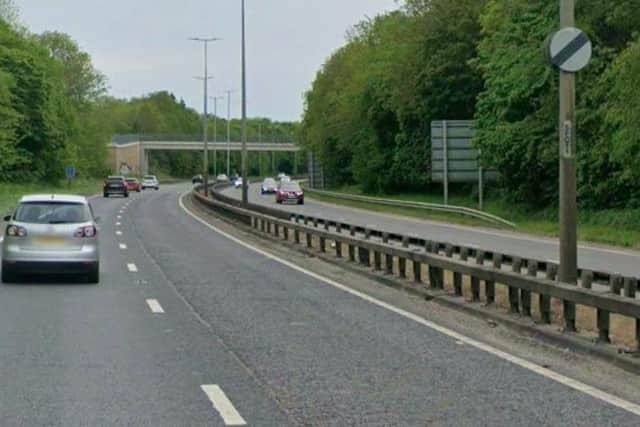 The crash happened on the A47