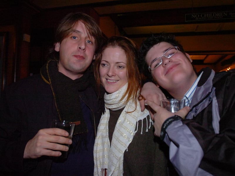 Christmas drinks in December 2007 at The College Arms in Peterborough