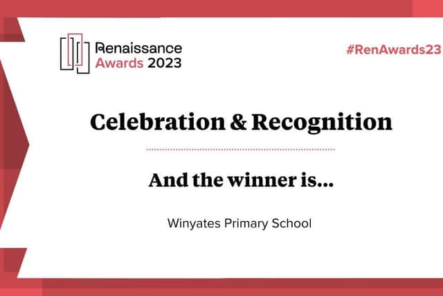 The esteemed Renaissance Awards are open to all schools - not only nationally but also internationally - and recognise work specifically done in reading.