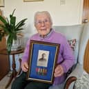 Bretton author, Rosemary Dunkerley, 90, with her father's war medals. "He had fought in the First World War and was horrified,” she said, explaining why he decided to evacuate her to Canada as a child.