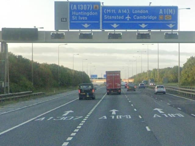 The crash happened on A1 near junction 14 on Saturday