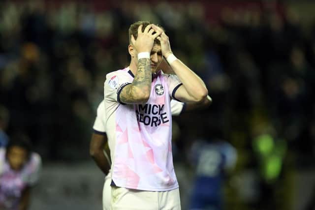 Josh Knight can't believe the result at full time. Photo: Joe Dent.