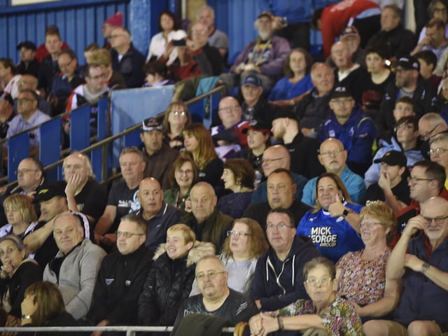 Fans in the stand