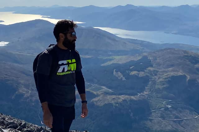 Tariq Mahmood - 'The Ramadan Man' - climbing Ben Nevis