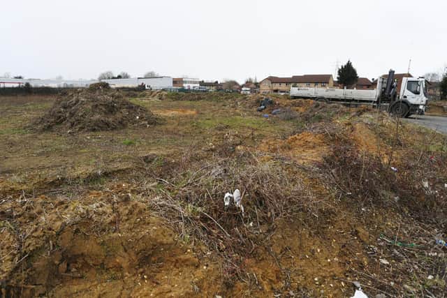 The development site at Welbeck Way, Woodston, Peterborough, which is expected to provide employment for 70 people.