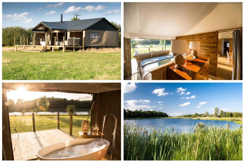 Enjoy a luxury glamping experience in one of three safari lodges at The Nest, in Lincolnshire. The three lodges - Teal Lodge, Pinkfoot and Cuckoo - offer guided dusk safaris where you can watch the woodland come to life, before retreating back your lodge for a soak in a bath overlooking the lake. Indulge in a special occasion dinner in the off-grid fishing hut, take a stroll around the lake, or settle down for a night in on the sofa. The lodges sleep six people and both children and pets are welcome. From £208 per night.
