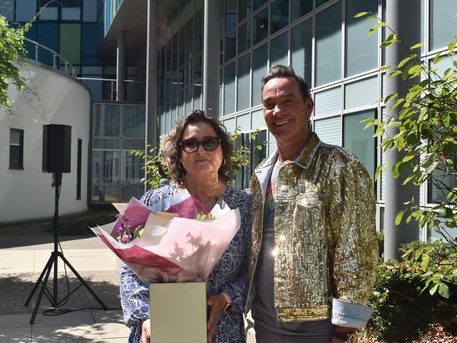 Craig paid tribute to fundraisers on his visit