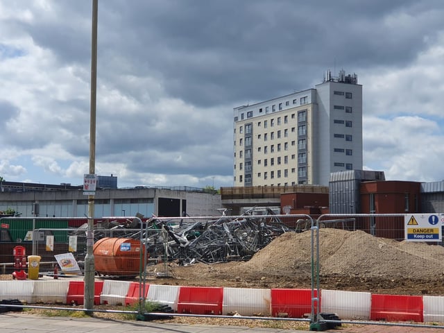 The demolition of Peterborough market has now been completed.
