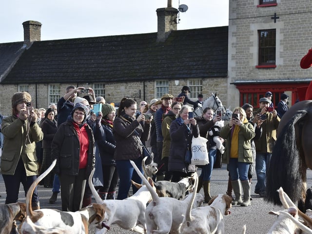 Fitzwilliam Hunt New Year’s Day hunt at Wansford.