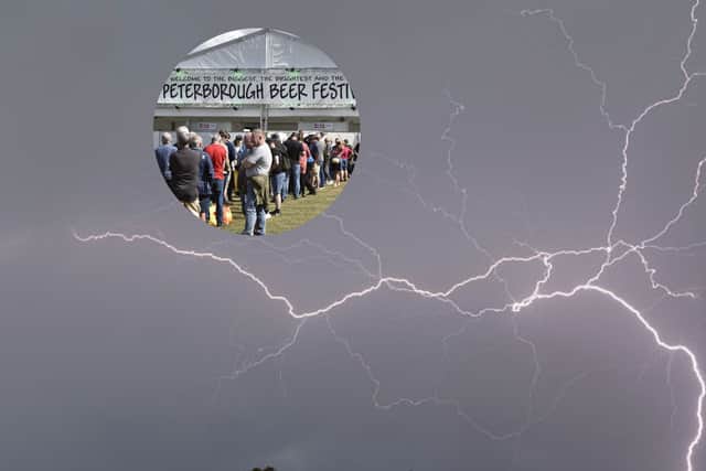 Forecasters are warning that thunderstorms could hit Peterborough later this week