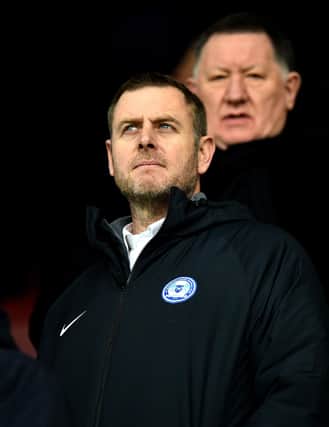 Peterborough United chairman Darragh MacAnthony. Photo: Nathan Stirk/Getty Images