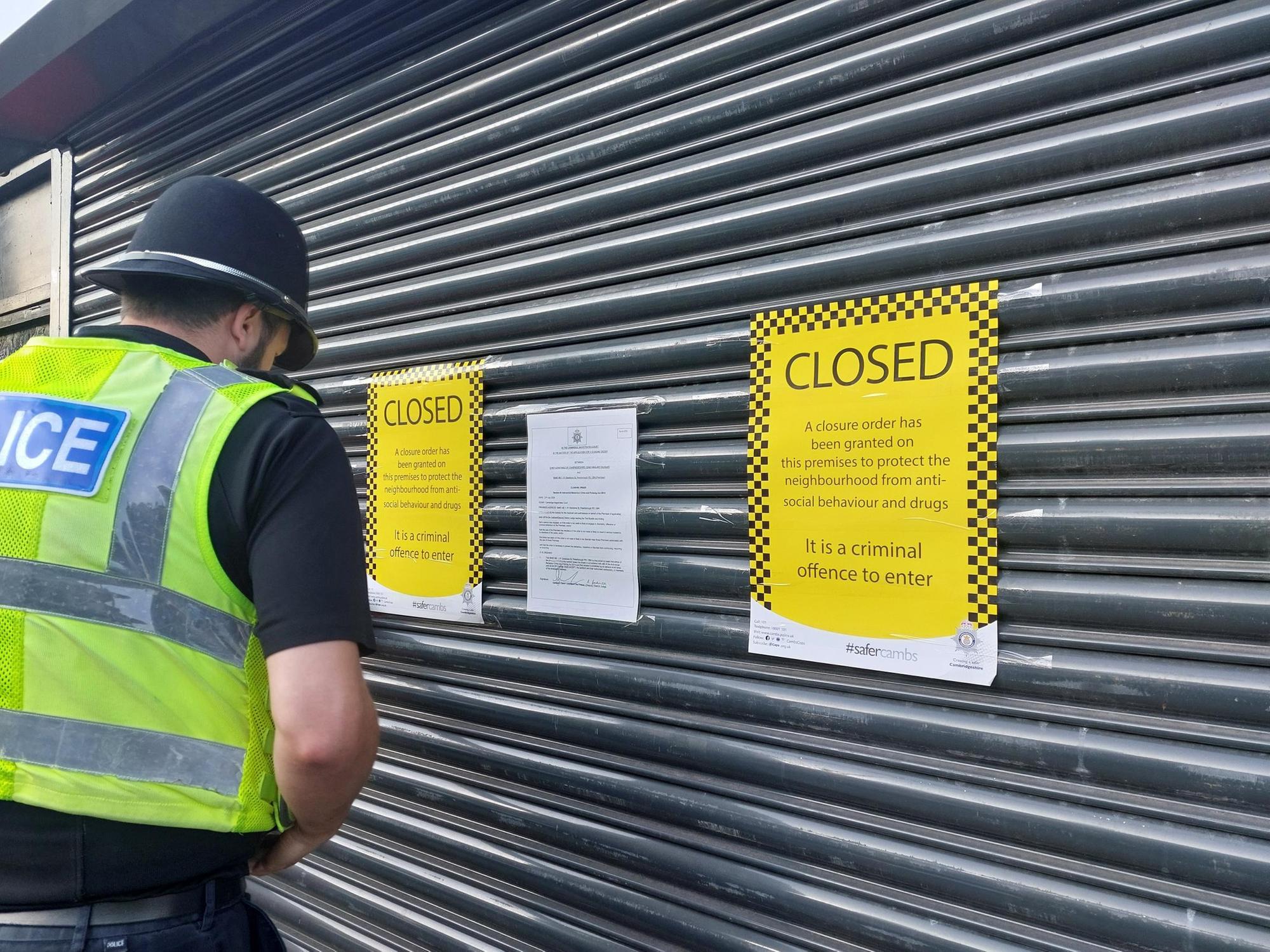 Peterborough takeaway closed after police raised concerns about drug ...