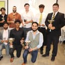 Peterborough Town CC award winners. Photo Andy Dann.