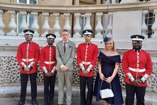 Dave Poulton from Up The Garden Bath at the King's Garden Party