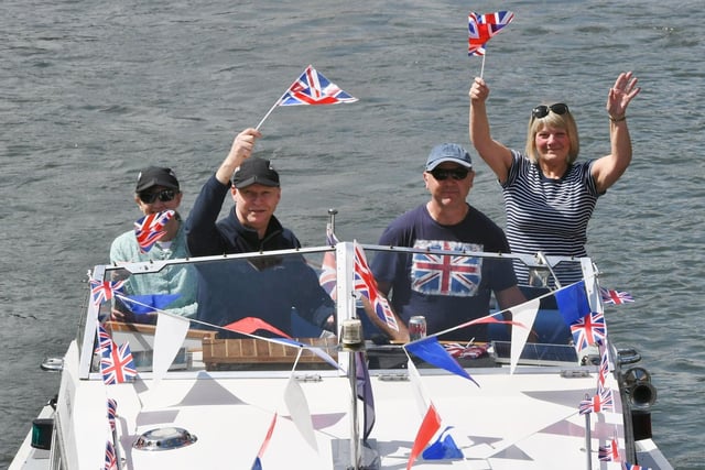 On the crest of a wave with the Peterborough Yacht Club during its Coronation Flotilla