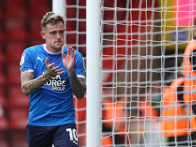Sammie Szmodics received a standing ovation when he was substituted against Cheltenham. Photo: Joe Dent.