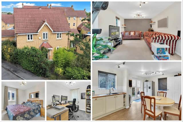 The home is located on a 'desirable' residential estate just over 2.5 miles from Peterborough Train Station