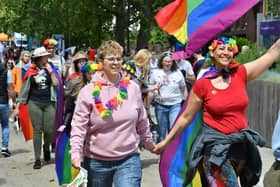 The Pride March in 2024.