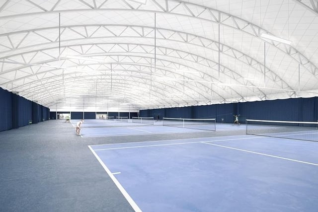 The Oriam Tennis Centre will create a six-court indoor tennis training facility in Riccarton and is due to be completed by winter 2022.