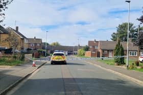 The cordon was still in place on Tuesday (October 6).