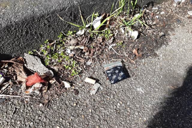 Drug-related litter was among that lining some of the streets in North ward