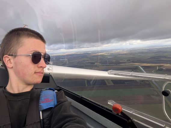 Charlie Lumb at Peterborough and Spalding Gliding Club