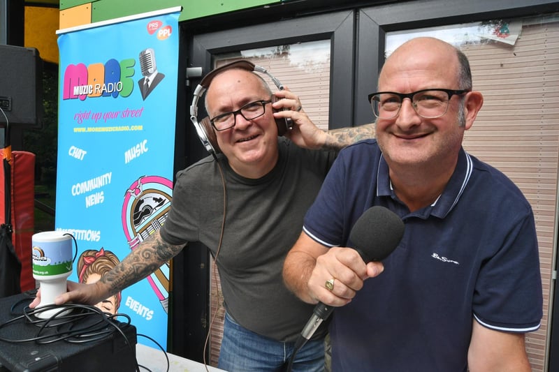 Radio DJ's Simon Moeller and Tim Booth